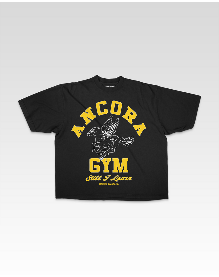 ANCORA GYM TEE - VENICE BLACK