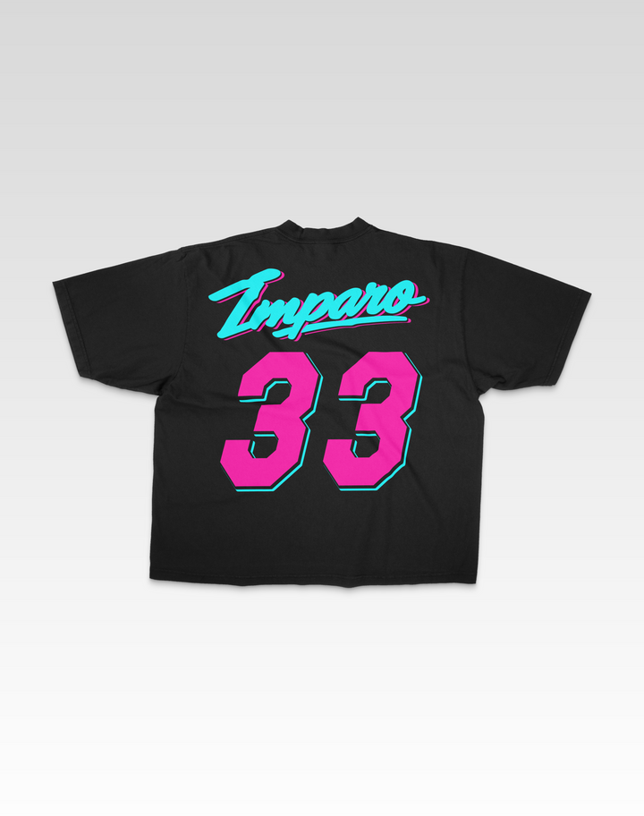 ANCORA VICE CITY TEE - BLACK