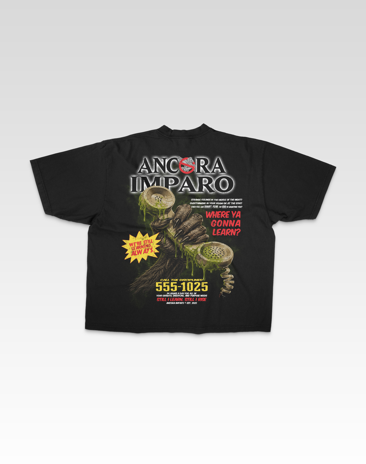 WHO YA GONNA CALL TEE IN BLACK