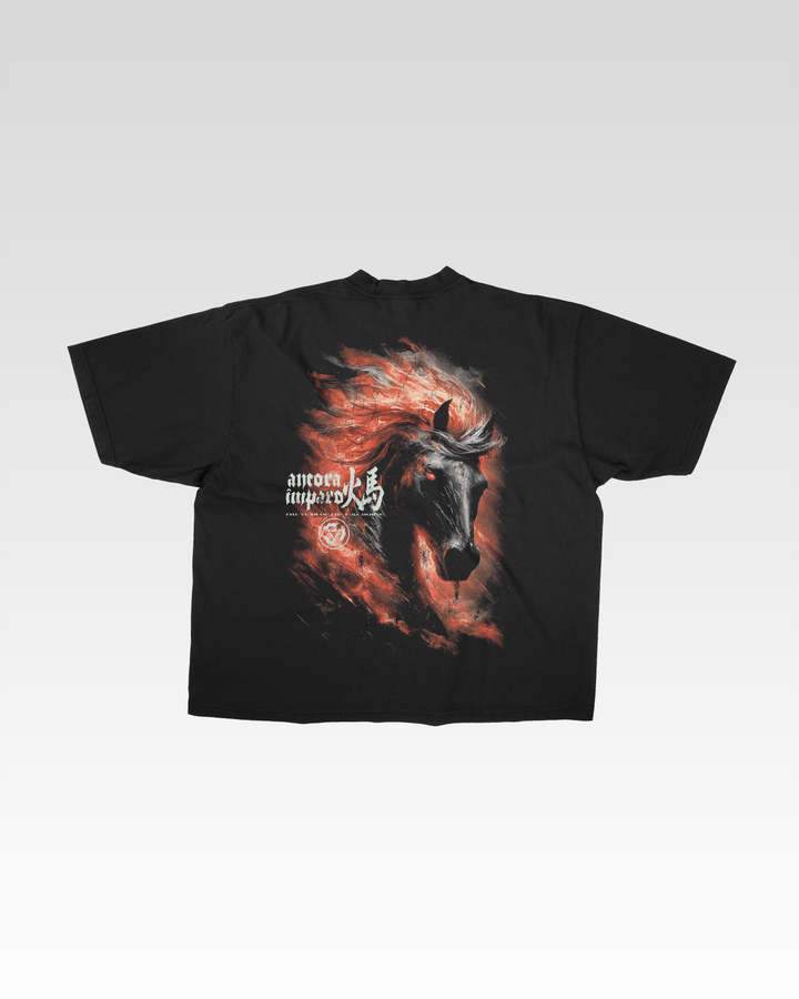 YEAR OF THE HORSE TEE - BLACK